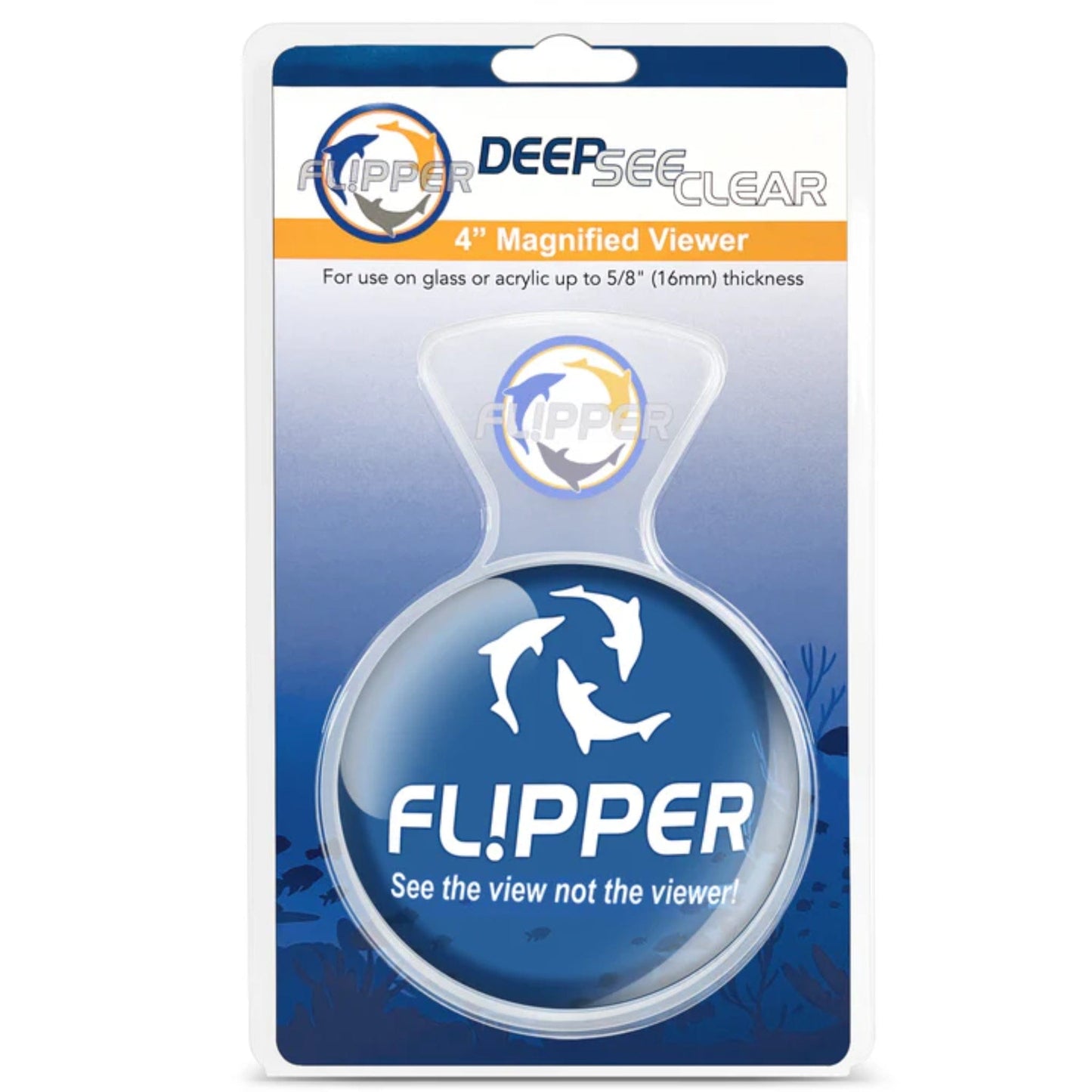 Deepsee Magnified Magnetic Viewer 4" - Flipper