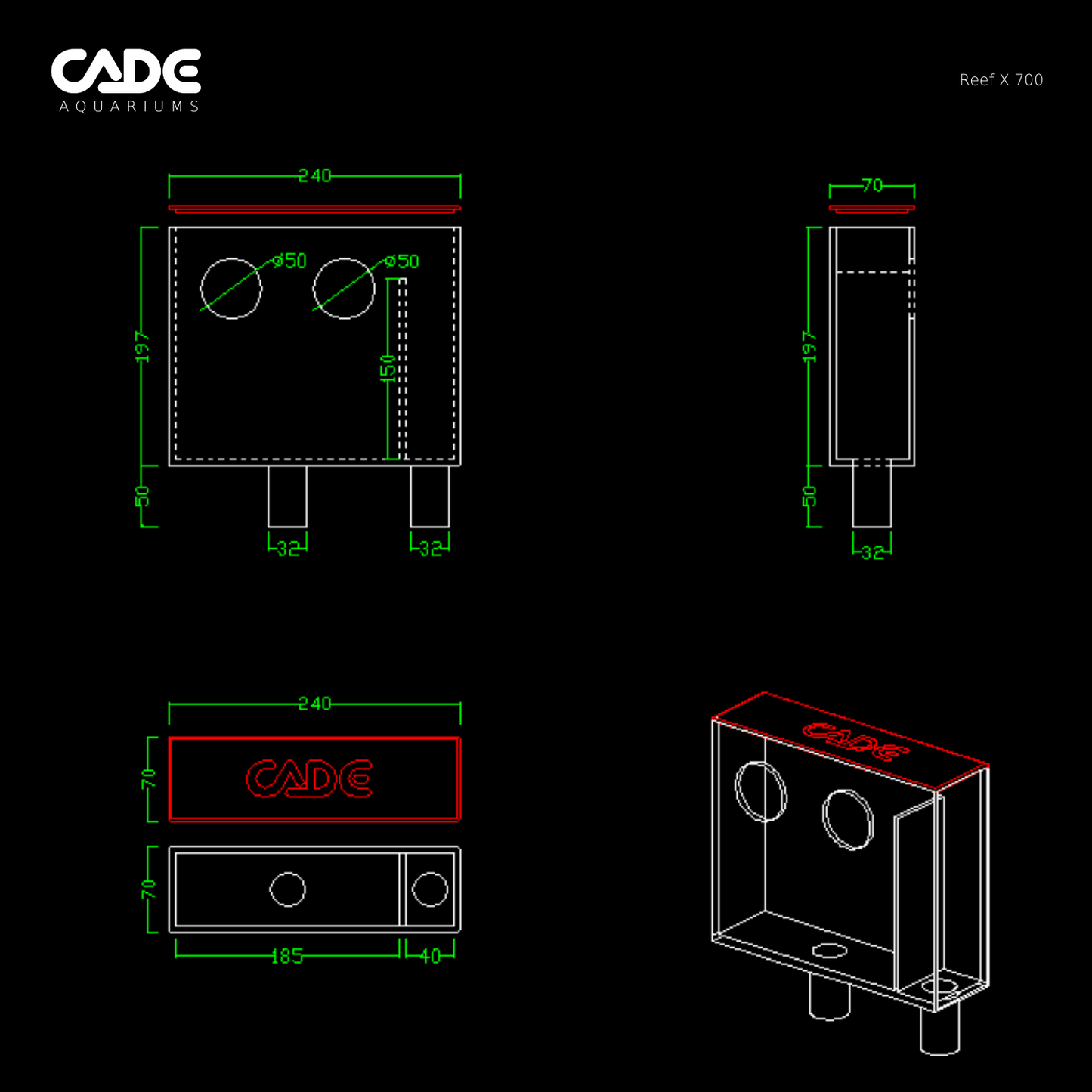 Reef X 700 Expansion System - CADE