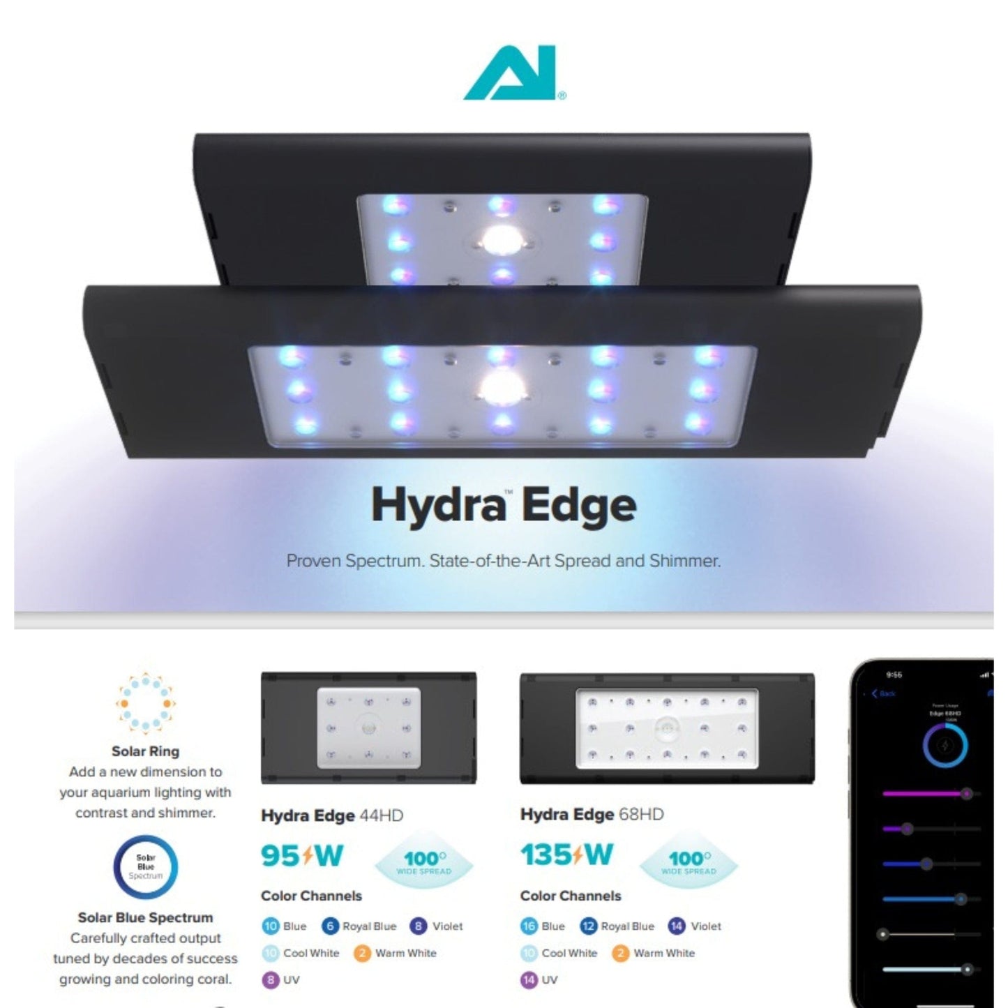 Hydra Edge 44HD - Aqua Illumination